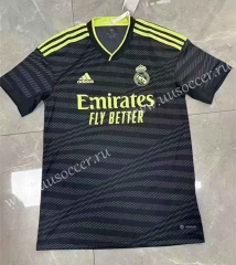 2022-23  Real Madrid Away Black  Thailand Soccer Jersey AAA-817