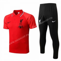 2022-23 Liverpool Red Thailand Polo Uniform-815