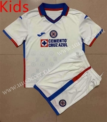 2022-23  Cruz Azul  Away White  kids Soccer Uniform-AY
