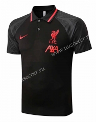 2022-23 Liverpool  Black Polo Shirts-815
