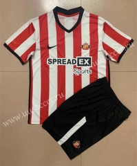 2022-23 Sunderland Home Red&White Soccer Uniform-AY