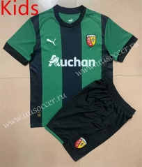2022-23 RC Lens  Away Green kids Soccer Uniform AAA-AY