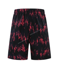 A1576  Black&Red Woven Shorts