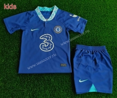 2022-23 Correct Version  Chelsea Home Blue Kid/Youth Soccer Uniform