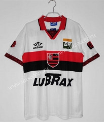 Retro 1995  Retro Version Flamengo Away White  Thailand Soccer Jersey AAA-c1046
