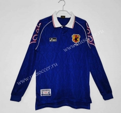 1998 Retro Version Japan Home Blue LS Thailand Soccer Jersey AAA-C1046