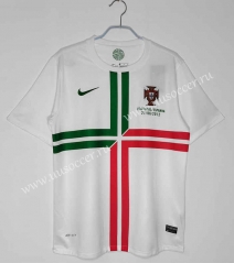 Retro Version 12-13  Portugal Away White  Thailand Soccer Jersey AAA-c1046