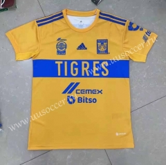 (S-3xl)2022-23 Tigre UANL Home Yellow Thailand Soccer Jersey AAA-818