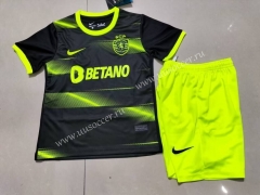2022-23 Sporting Clube de Portugal Away Green&Black Soccer Uniform-507