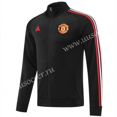2022-23 Manchester United Black Thailand Soccer Jacket -LH