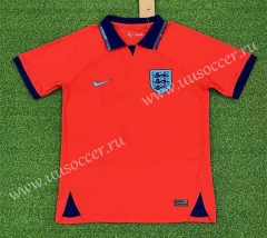 2022-23 England Away Orange Thailand Soccer Jersey AAA-403
