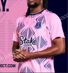 （Pre-sale version ）2022-23 Everton Away Pink Thailand Soccer Jersey AAA