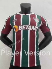 Player Verison 2022-23 Fluminense de Feira Home Red&Green Thailand Soccer Jersey AAA-2016