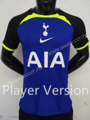 Player Version 2022-23 Tottenham Hotspur Away  Blue  Thailand Soccer Jersey AAA-2273