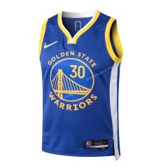 2022-23 Hot pressed version  NBA Golden State Warriors Blue#30  Jersey-815