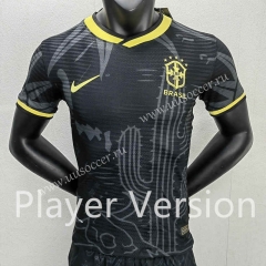 Player Version 22-23  Brazil cactus black Thailand Soccer Jersey AAA-888