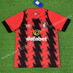 (s-4xl)2022-23 AFC Bournemouth home Red  Thailand Soccer Jersey AAA-403