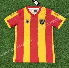 (s-4xl)2022-23 U.S. Lecce  home Red&Blue  Thailand Soccer Jersey AAA-403
