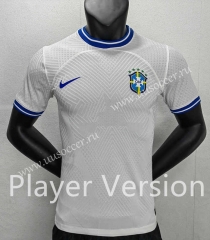 Player Version 22-23  Brazil White  Thailand Soccer Jersey AAA-888