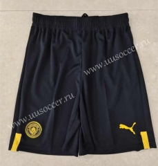 2022-23 Manchester City Away Black Thailand Soccer Shorts