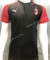 2022-23 AC Milan Red & Black Thailand Polo Shirts-2044