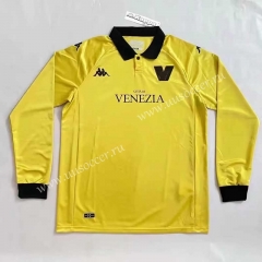 2022-23 Venezia F.C. 2nd Away Golden Yellow   LS Thailand Soccer Jersey AAA-2483