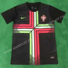 Commemorative Edition  2022-23 Portugal Black  Thailand Soccer Jersey AAA-4952