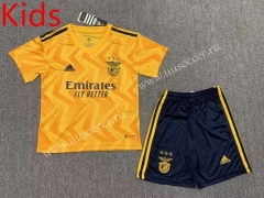 2022-23 Benfica  Away Yellow  KIDS Soccer Uniform-HR