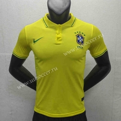 2022-23 Brazil Yellow  Thailand Polo--888