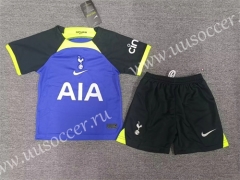2022-23 Tottenham Hotspur Away Purple  Youth/Kids Soccer Uniform
