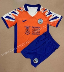 2022-23  Swansea City Away Orange   Soccer Uniform-AY