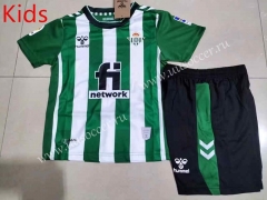 2022-23 Real Betis  Home Green&White kids  Soccer Uniform-507
