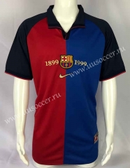 99-00 Retro Version Barcelona Home Red&Blue  Thailand Soccer Jersey AAA-503