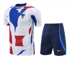 2022-23 France White Thailand Soccer Jersey Soccer uniform-418