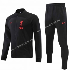2022-23  Liverpool Black Thailand Soccer Jacket Uniform -4627