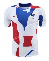 2022-23 France  White Thailand Soccer Jersey AAA-418