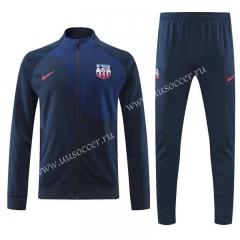 2022-23 Barcelona Royal Blue  Thailand Jacket Uniform-709