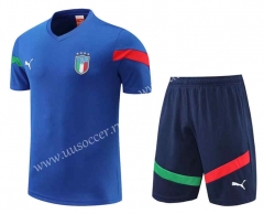 2022-23 Italy Cai Blue  Thailand Soccer Jersey Soccer uniform-4627