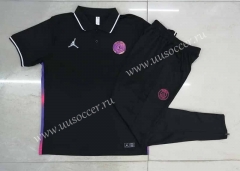 2022-23 Jordan Psg Black Thailand Polo Uniform-815