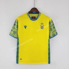 2022-23 Nottingham Forest Away Yellow Thailand Soccer Jersey AAA-7T
