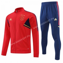 2022-23 Ajax Red  Thailand Soccer Jacket Uniform-4627
