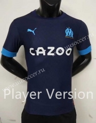 Player version 2022-23  Olympique de Marseille Away Royal Blue Thailand Soccer Jersey AAA-5177