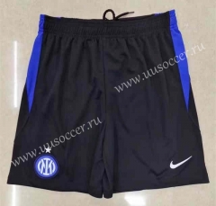2022-23  Inter Milan Home Black Thailand Soccer Shorts-5805