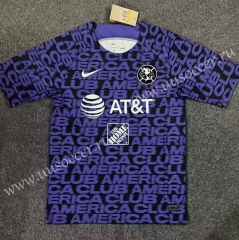 2022-23 Club América Purple  Thailand Soccer Training Jersey-0485