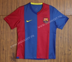 06-07 Retro Version Barcelona Home Red&Blue  Thailand Soccer Jersey AAA-SL