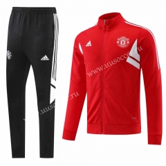 2022-23 Manchester United  Red  Thailand Soccer Jacket Uniform-LH