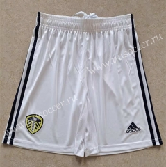 2022-23 Leeds United Home White Thailand Soccer Shorts