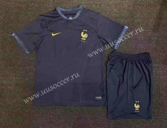 2022-23 France Royal Blue Soccer Uniform-SJ