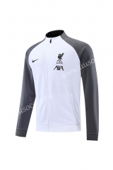 2022-23 Liverpool White Thailand Soccer Jacket -LH