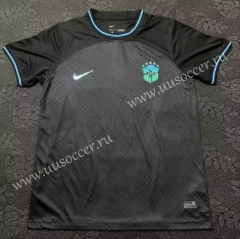 2022-23  Special edition Brazil Black  Thailand Soccer Jersey AAA-4152